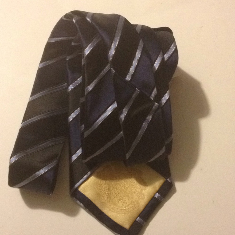 Donald Trump signature collection blue striped tie